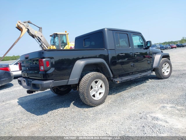 12670087 :رقم المزاد ، 1C6HJTAG7LL125875 vin ، 2020 Jeep Gladiator Sport S مزاد بيع