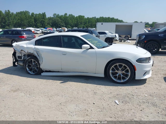 2022 Dodge Charger Gt მანქანა იყიდება აუქციონზე, vin: 2C3CDXHG0NH141055, აუქციონის ნომერი: 12670130