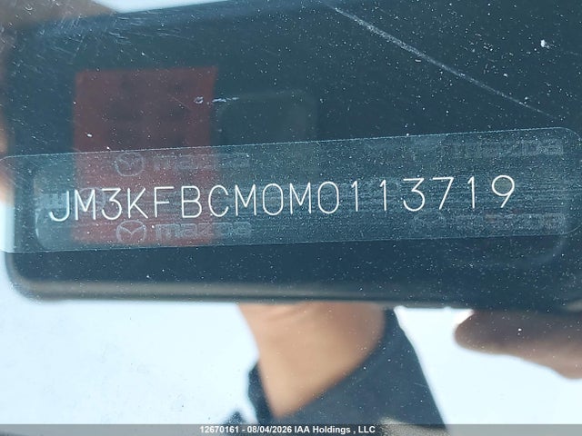 Aukcja sprzedaży 2021 Mazda Cx-5, vin: JM3KFBCM0M0113719, numer aukcji: 12670161