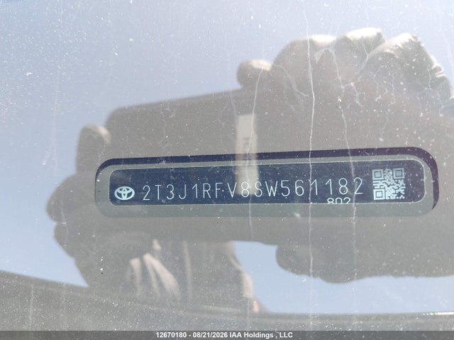 2T3J1RFV8SW561182 Toyota Rav4 Adventure/trd Off Road