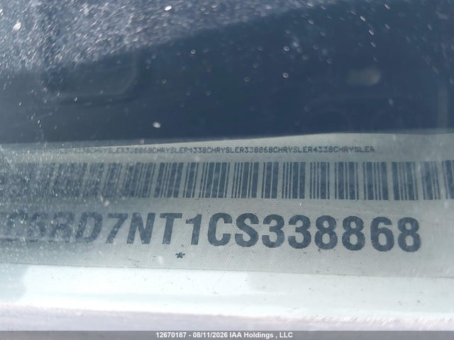 Aukcja sprzedaży 2012 Ram 1500, vin: 1C6RD7NT1CS338868, numer aukcji: 12670187