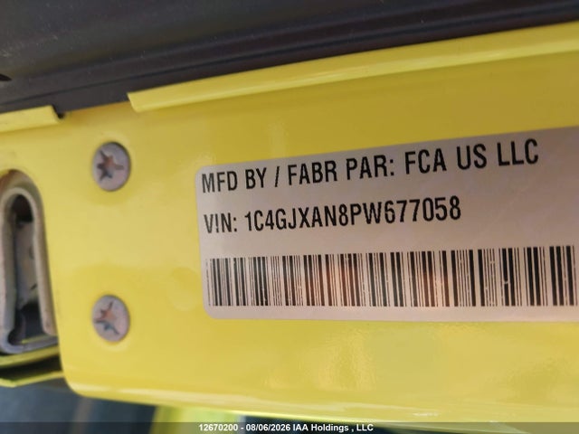 1C4GJXAN8PW677058 Jeep Wrangler 2-door Sport S