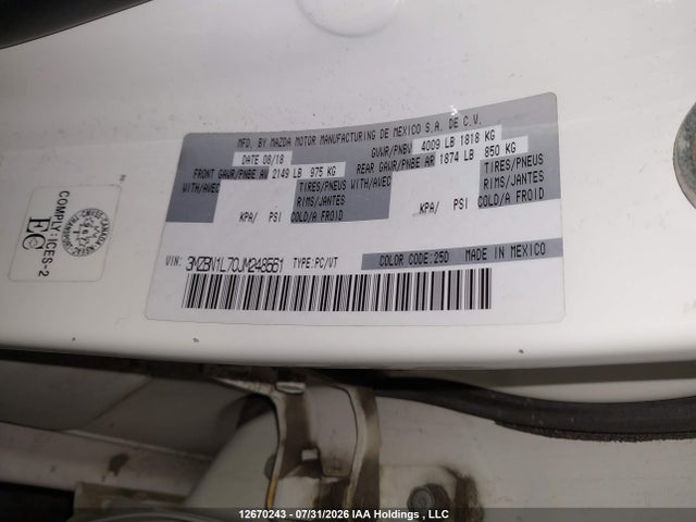 Mazda 3 TOURING 2018 3MZBN1L70JM248561 Image 19