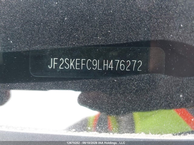 Продажа на аукционе авто 2020 Subaru Forester Convenience, vin: JF2SKEFC9LH476272, номер лота: 12670252