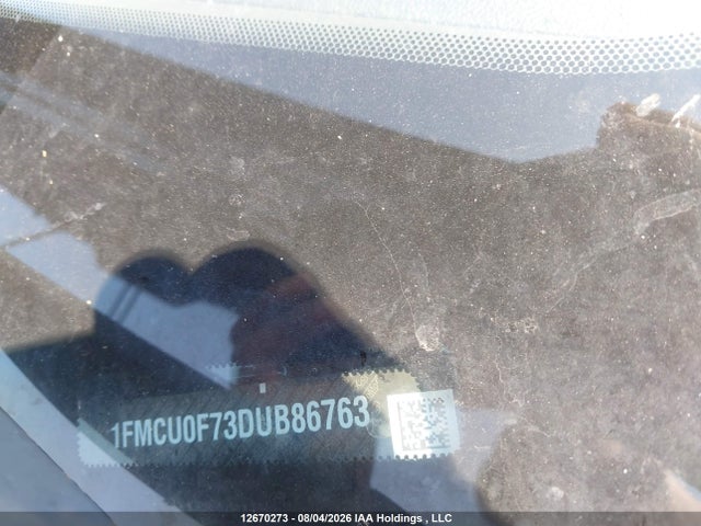 12670273 :رقم المزاد ، 1FMCU0F73DUB86763 vin ، 2013 Ford Escape مزاد بيع