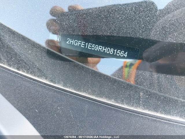 2HGFE1E59RH081564 Honda Civic