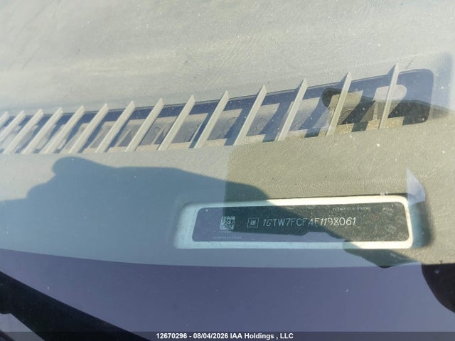 12670296 :رقم المزاد ، 1GTW7FCF4F1198061 vin ، 2015 Gmc Gmc مزاد بيع