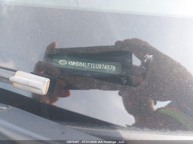 12670307 :رقم المزاد ، KMHD84LF1LU974578 vin ، 2020 Hyundai Elantra Luxury مزاد بيع