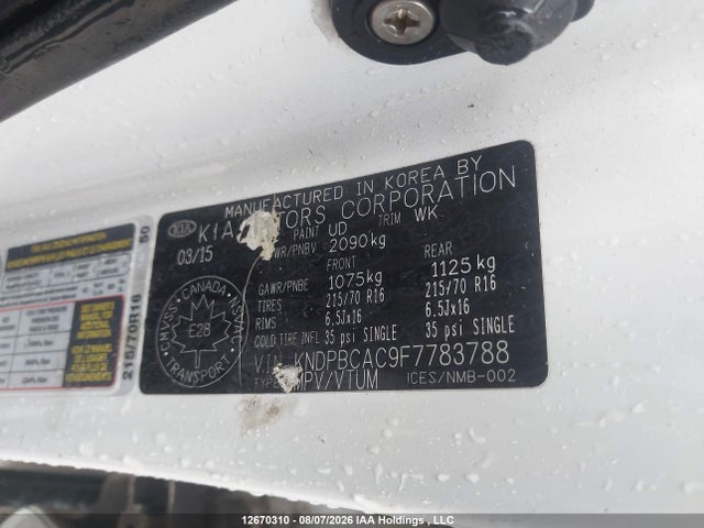 KIA Sportage Lx 2015 KNDPBCAC9F7783788 Image 20