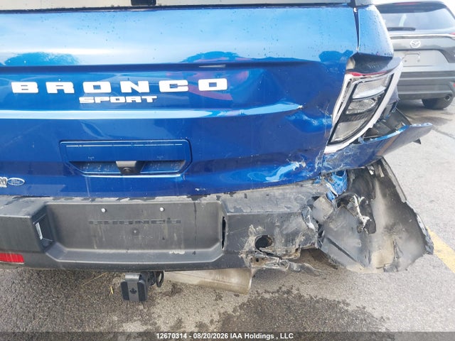 Продажа на аукционе авто 2024 Ford Bronco Sport Big Bend, vin: 3FMCR9B6XRRF26945, номер лота: 12670314