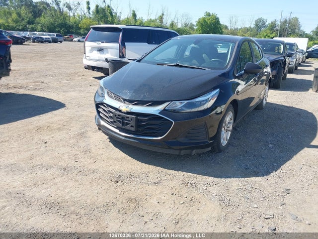 2019 Chevrolet Cruze Lt მანქანა იყიდება აუქციონზე, vin: 3G1BE6SM4KS553056, აუქციონის ნომერი: 12670336