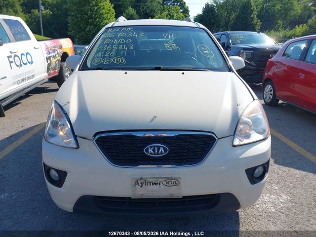 2011 Kia Rondo მანქანა იყიდება აუქციონზე, vin: KNAHH8C69B7365343, აუქციონის ნომერი: 12670343