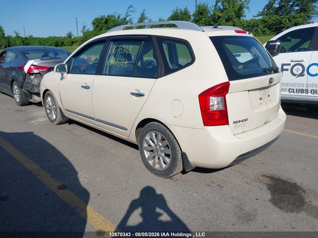 2011 Kia Rondo მანქანა იყიდება აუქციონზე, vin: KNAHH8C69B7365343, აუქციონის ნომერი: 12670343
