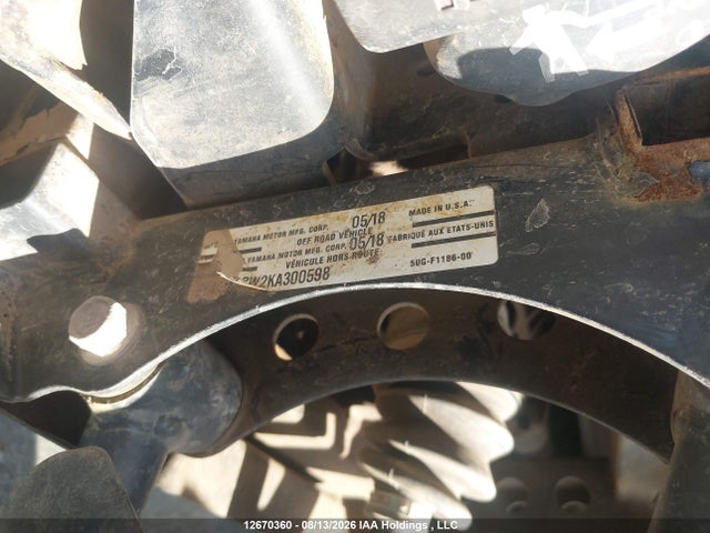 Yamaha YXM700 2019 5Y4AMB2W2KA300598 Image 13