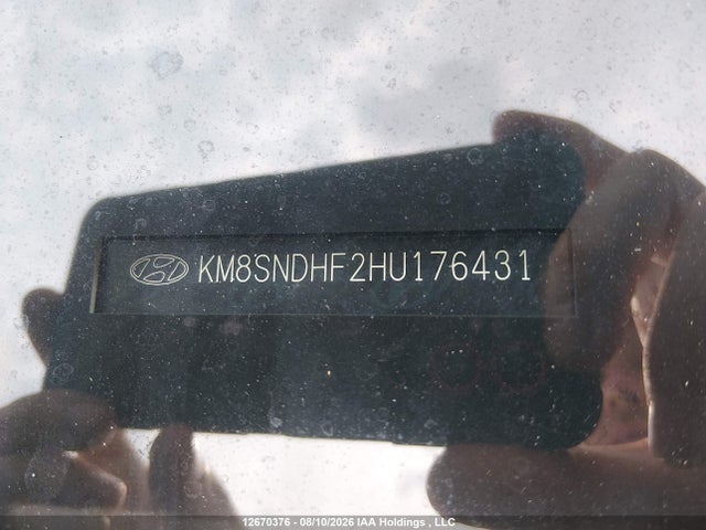 Aukcja sprzedaży 2017 Hyundai Santa Fe Se/limited, vin: KM8SNDHF2HU176431, numer aukcji: 12670376