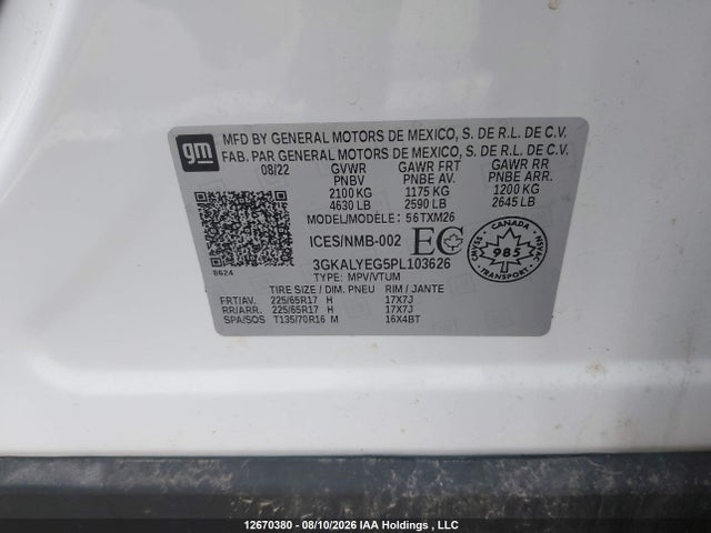 GMC Terrain 2023 3GKALYEG5PL103626 Image 9