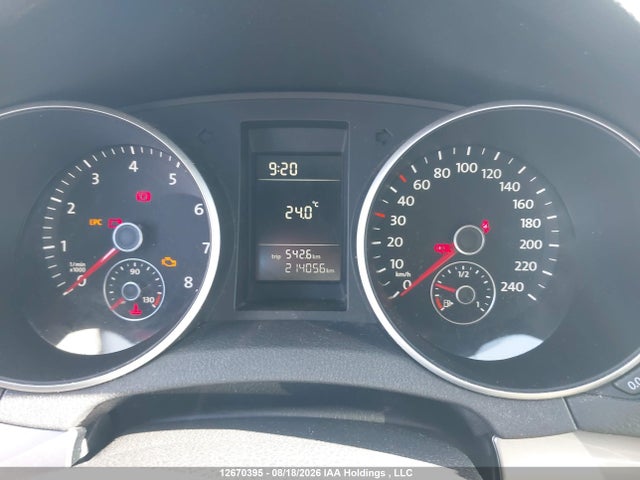 Aukcja sprzedaży 2013 Volkswagen Golf 2.5l Comfortline/2.5l Highline/2.5l Trendline/wolfsburg Edition 2.5l, vin: WVWCA7AJ0DW040222, numer aukcji: 12670395