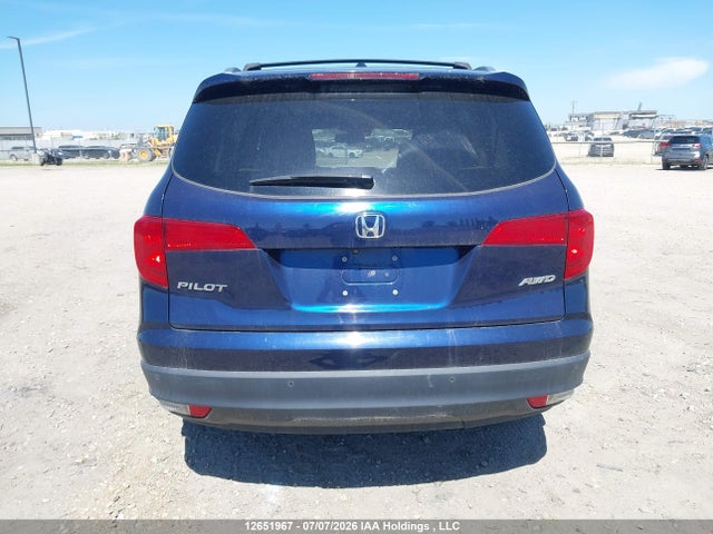 12651967 :رقم المزاد ، 5FNYF6H79HB508096 vin ، 2017 Honda Pilot Ex-l Navi مزاد بيع