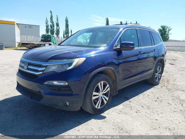 12651967 :رقم المزاد ، 5FNYF6H79HB508096 vin ، 2017 Honda Pilot Ex-l Navi مزاد بيع