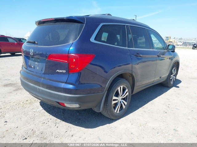 12651967 :رقم المزاد ، 5FNYF6H79HB508096 vin ، 2017 Honda Pilot Ex-l Navi مزاد بيع
