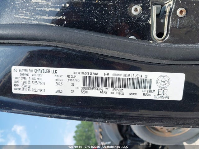 Продажа на аукционе авто 2009 Dodge Journey, vin: 3D4GG57B09T542653, номер лота: 12670414