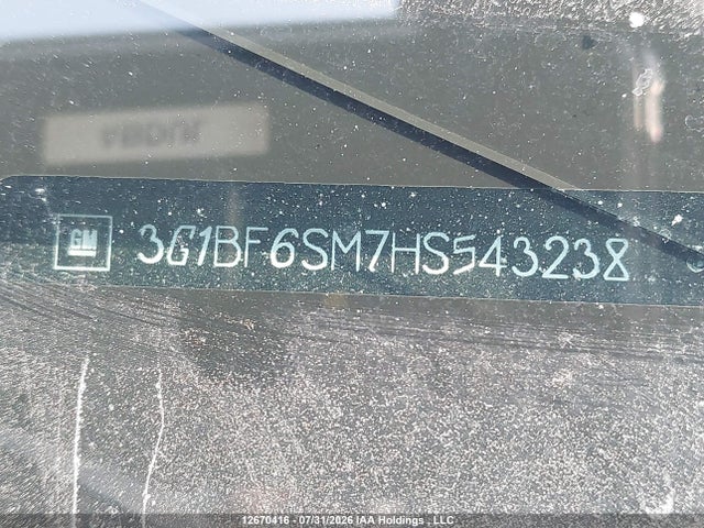 Продаж на аукціоні авто 2017 Chevrolet Cruze Premier Auto, vin: 3G1BF6SM7HS543238, номер лоту: 12670416