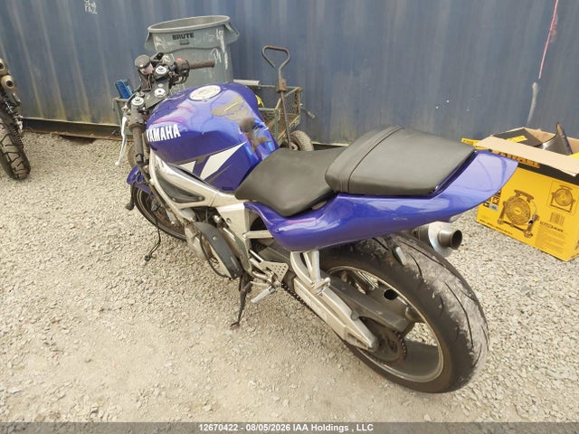 Продажа на аукционе авто 2001 Yamaha Yzfr6 S, vin: JYARJ04NX1A002369, номер лота: 12670422