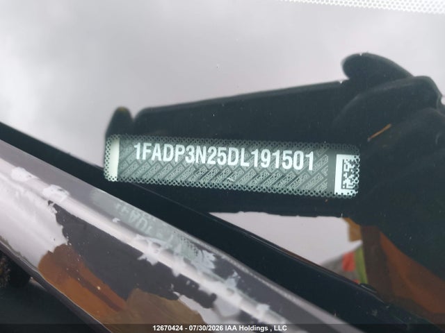 12670424 :رقم المزاد ، 1FADP3N25DL191501 vin ، 2013 Ford Focus Titanium مزاد بيع