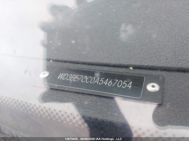 2010 Mercedes-benz Sprinter 2500 მანქანა იყიდება აუქციონზე, vin: WD3BE7CC0A5467054, აუქციონის ნომერი: 12670435