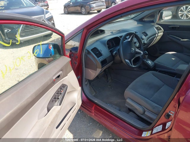 12670440 :رقم المزاد ، 2HGFA16439H012144 vin ، 2009 Honda Civic مزاد بيع