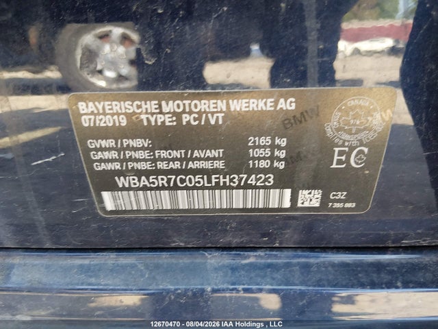 WBA5R7C05LFH37423 BMW 330i Xdrive