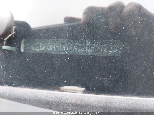 Aukcja sprzedaży 2013 Hyundai Elantra Gl, vin: 5NPDH4AE2DH212239, numer aukcji: 12662200