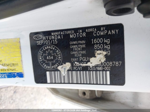 Hyundai ACCENT GL 2016 KMHCT4AEXGU008787 Image 19