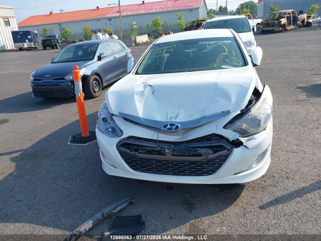 12666063 :رقم المزاد ، KMHEC4A46EA118217 vin ، 2014 Hyundai Sonata Hybrid Hybrid مزاد بيع