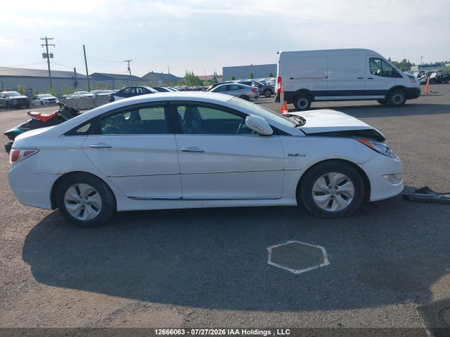 12666063 :رقم المزاد ، KMHEC4A46EA118217 vin ، 2014 Hyundai Sonata Hybrid Hybrid مزاد بيع