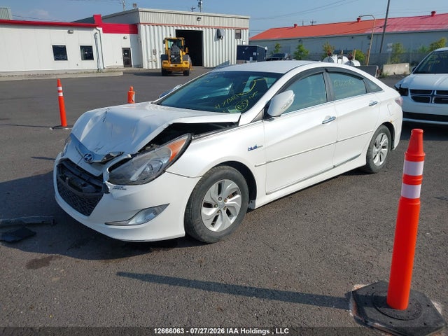12666063 :رقم المزاد ، KMHEC4A46EA118217 vin ، 2014 Hyundai Sonata Hybrid Hybrid مزاد بيع