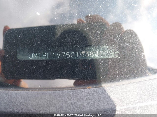 12670512 :رقم المزاد ، JM1BL1V75C1538400 vin ، 2012 Mazda Mazda3 مزاد بيع