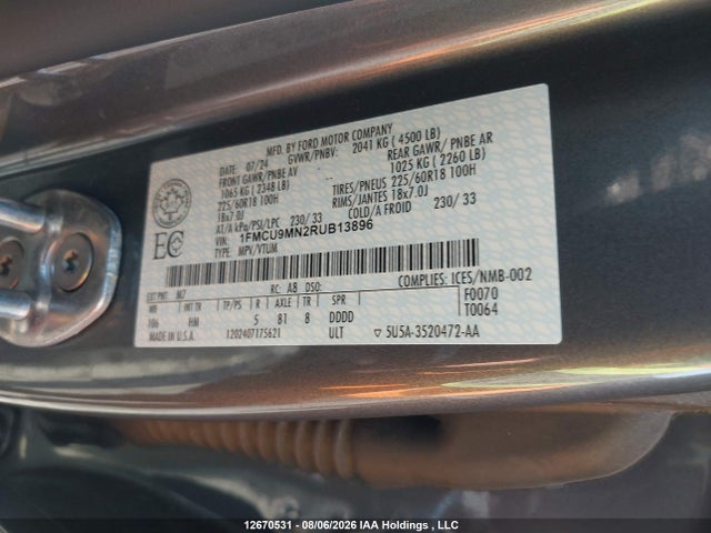 Ford Escape St-line 2024 1FMCU9MN2RUB13896 Image 19