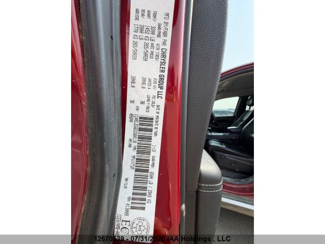 2013 Dodge Durango Citadel მანქანა იყიდება აუქციონზე, vin: 1C4RDJEG6DC660118, აუქციონის ნომერი: 12670539