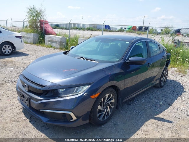 12670593 :رقم المزاد ، 2HGFC2F72LH020673 vin ، 2020 Honda Civic Ex 4dr مزاد بيع