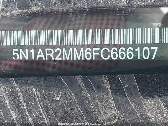Продажа на аукционе авто 2015 Nissan Pathfinder Platinum/s/sl/sv, vin: 5N1AR2MM6FC666107, номер лота: 12670636