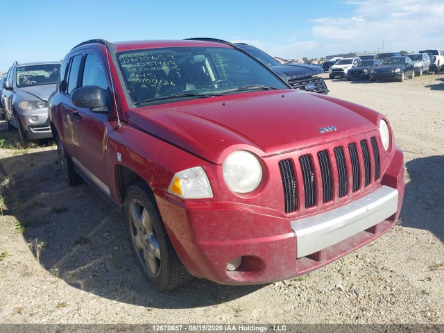 2008 Jeep Compass Limited მანქანა იყიდება აუქციონზე, vin: 1J8FF57W88D639465, აუქციონის ნომერი: 12670657