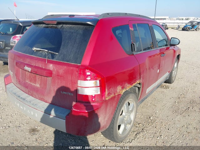 2008 Jeep Compass Limited მანქანა იყიდება აუქციონზე, vin: 1J8FF57W88D639465, აუქციონის ნომერი: 12670657