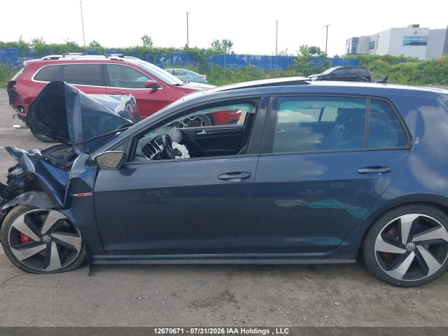 12670671 :رقم المزاد ، 3VW5T7AUXKM001872 vin ، 2019 Volkswagen Golf Gti 5-door/5-door Autobahn/5-door Rabbit مزاد بيع