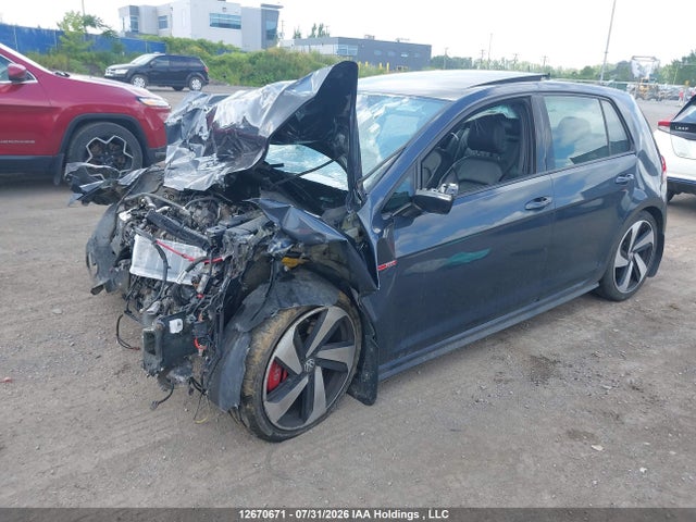 12670671 :رقم المزاد ، 3VW5T7AUXKM001872 vin ، 2019 Volkswagen Golf Gti 5-door/5-door Autobahn/5-door Rabbit مزاد بيع
