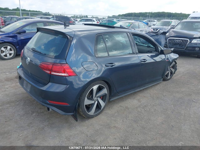 12670671 :رقم المزاد ، 3VW5T7AUXKM001872 vin ، 2019 Volkswagen Golf Gti 5-door/5-door Autobahn/5-door Rabbit مزاد بيع