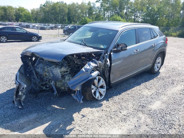 12670694 :رقم المزاد ، 1V2BE2CA0MC223572 vin ، 2021 Volkswagen Atlas Cross Sport Sel مزاد بيع