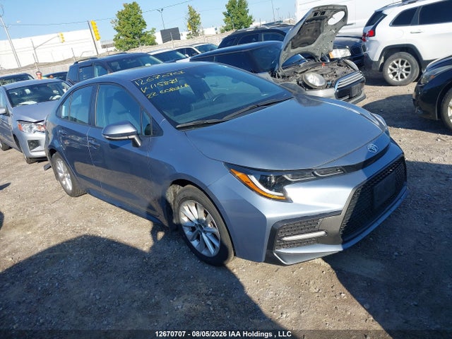 Продаж на аукціоні авто 2022 Toyota Corolla Se, vin: 5YFB4MBE0NP115871, номер лоту: 12670707