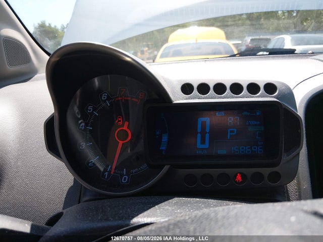 2013 Chevrolet Sonic Lt მანქანა იყიდება აუქციონზე, vin: 1G1JC5SH8D4219968, აუქციონის ნომერი: 12670757
