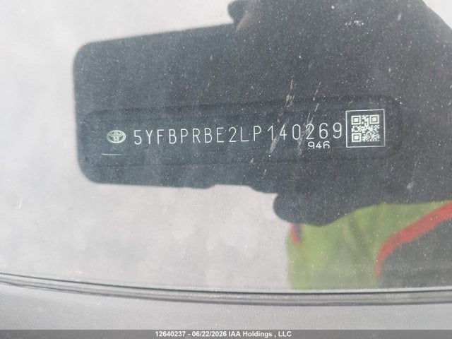 5YFBPRBE2LP140269 Toyota COROLLA LE